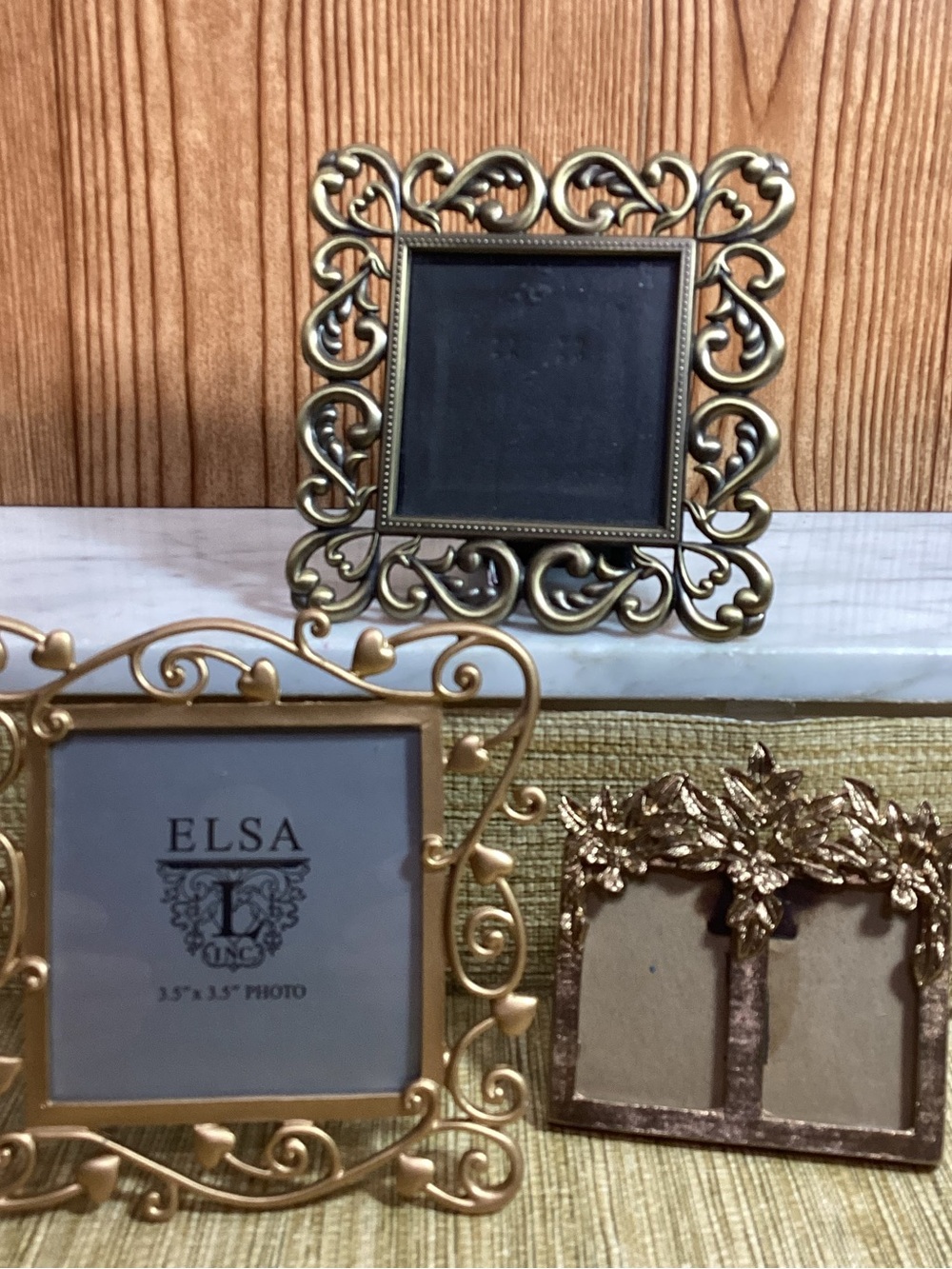 ELSA Gold Ornate Photo Frame - Elegant Home Accent